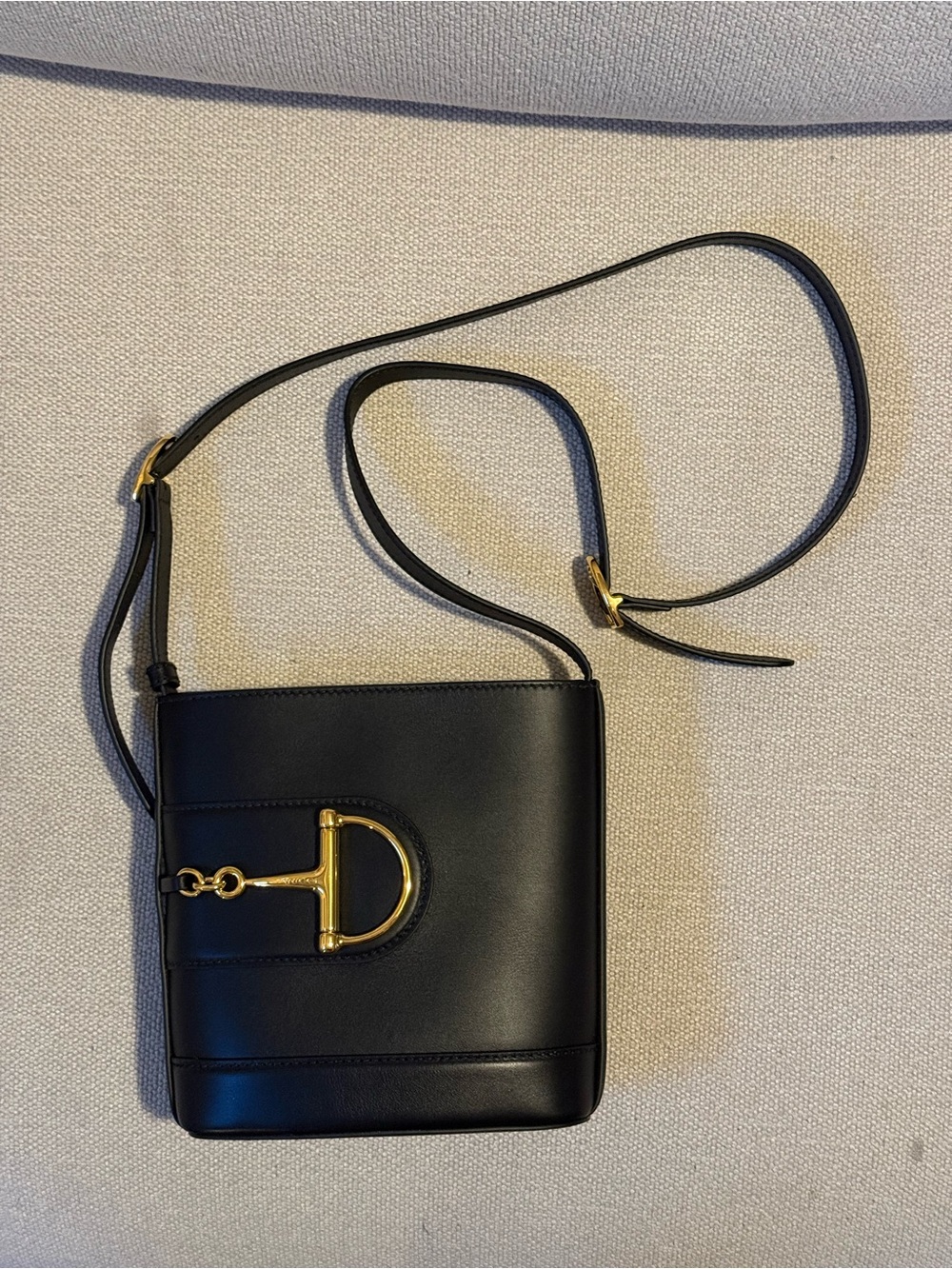 Gucci 1973 Black Leather Crossbody - Picture 3 of 14